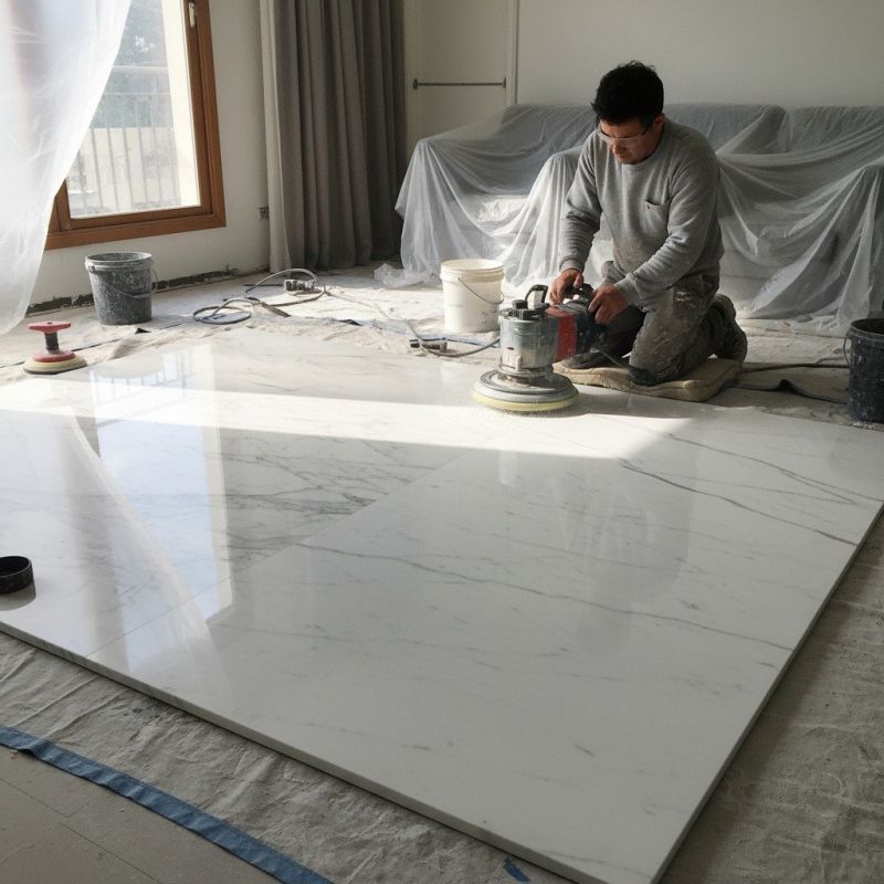 Travertine Polishing Service