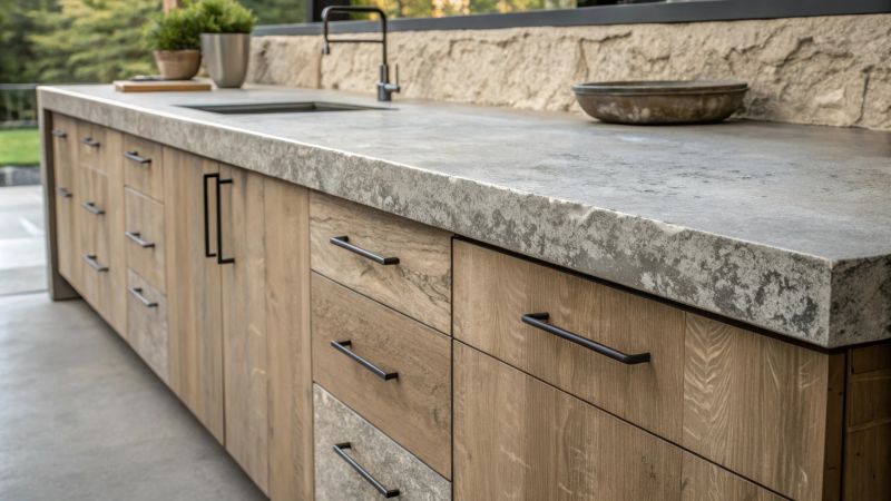 Cement Counter Installation in Napa, CA